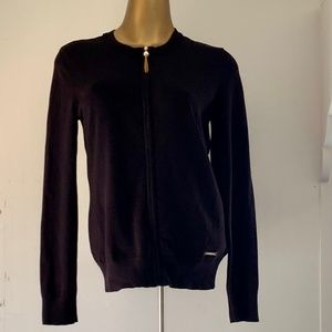 Ellen Tracy Zip Front Cardigan size medium.